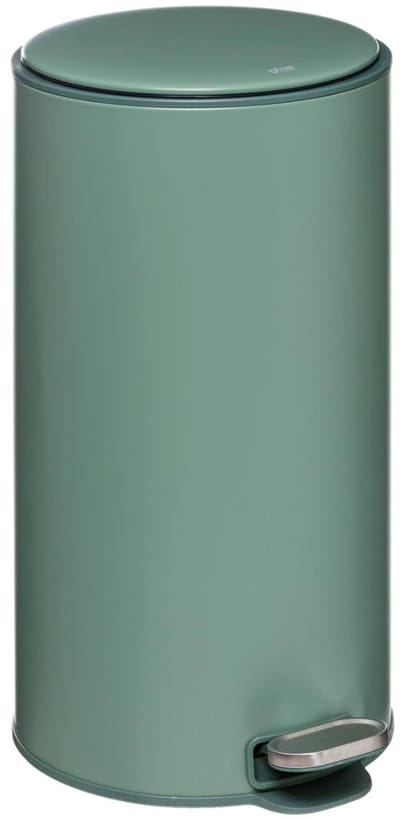REN® Pedaalemmer 30 Liter - Pedaalemmer - Prullenbak 30 Liter - Metaal - Groen - 32cm x 32cm x 62cm