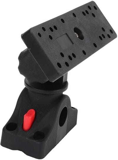 Allecto - Fishfinder Mount Base - Draagbare Fishfinder Houder - Stabiel en Krasbestendig - Ideaal voor Buitenshuis - Voor Bootgebruik - Lichtgewich...