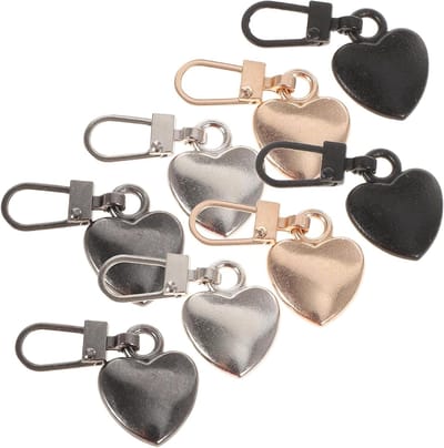 Vervangbare Ritsen - Rits sliders Rits treklipjes - Tas Reparatie - Universeel Passend - 4 x 15 cm - Zilverkleurig