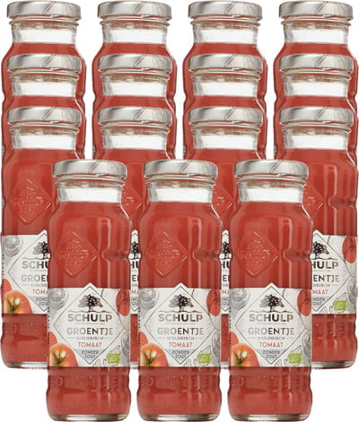 Schulp Tomatensap Biologisch Groentje 15 x 0,2 liter