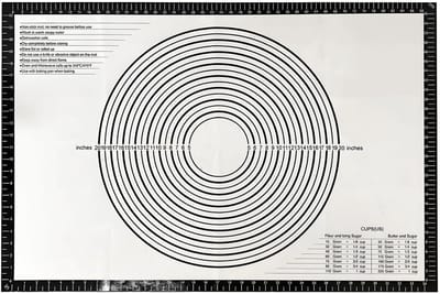 Dailygoods- Siliconen Bakmat Hittebestendig tot 230 °C - Kneedmat - Antiaanbaklaag - Extra Groot 91 x 61 cm - Geschikt voor Oven - Handwas of Vaatwasser