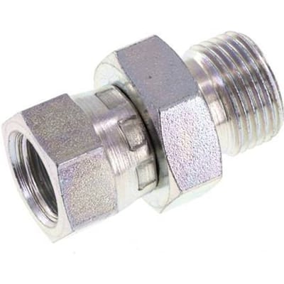 G 1/4'' x G 3/8'' F/M Verzinkt Stalen Neusstuk 325 Bar - Hydrauliek
