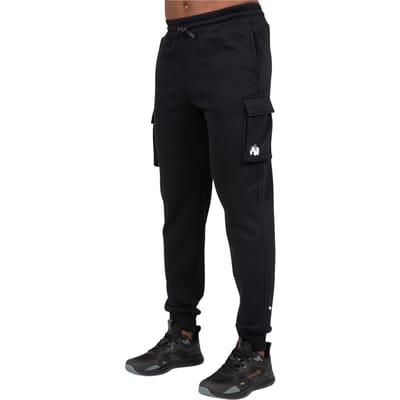 Gorilla Wear Hudson Cargo Joggingbroek - Zwart - S