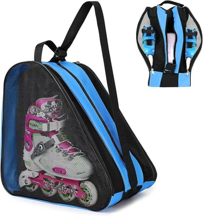Schaats tas - Roller tas - Sport spullen vervoeren - Waterdichte Oxford stof - 38 cm - Zwart