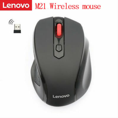Lenovo M21 Draadloze USB Muis Optisch Draagbaar Voor Computer Laptop Muizen Draadloze Muis Nieuw Voor Computer zwart