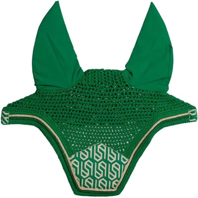Kentucky Horsewear - Oornetje Wellington velvet maze cipher printing white/green full