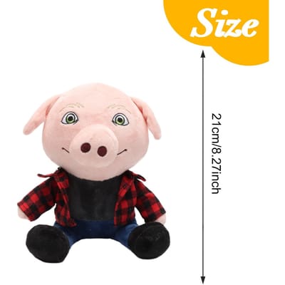 21cm8.27In Schattige John Pork Pluche Speelgoed Film Knuffeldieren Schattige Varkens Pluche Poppen Speelgoed Voor Kinderen Verjaardagscadeau Kamer Decoratie 21cm