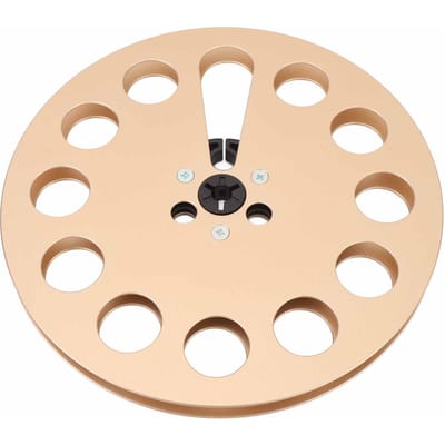 Lege spoel Universeel Aluminiumlegering 7 inch Lege opnamespoel voor 14 inch tape voor ReVox goud