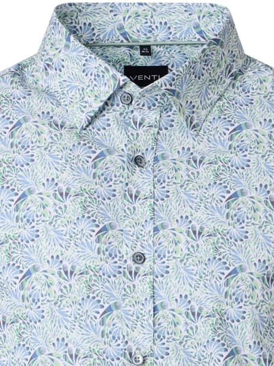 Venti Overhemd Button Down Boord Met Print Body Fit - M