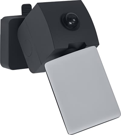 OSRAM buitenwandlamp Donkergrijs, warmwit, 3000 K, IP54, lichtsensor, polycarbonaat (PC), 275 lm, 2,5 W, vast geïnstalleerde LED