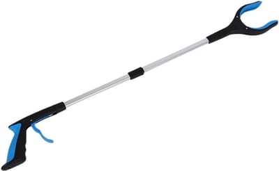 Grijper Reacher Hulpmiddel - Oppakker Opvouwbaar - Afval Verzamelen - Lichtgewicht Aluminium - 83 cm - Blauw