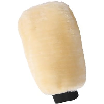 Gant de Lavage de Voiture en Laine Polyvalent Doux Très Absorbant Gant de Lavage de Voiture Double Face pour Beauté Automobile beige