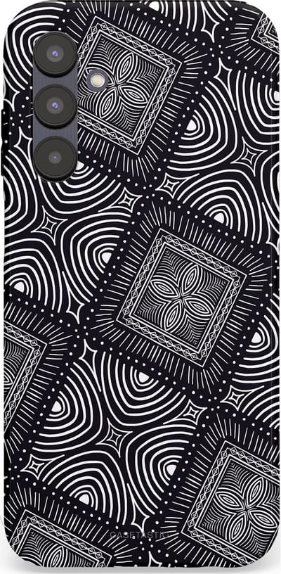 Casetastic Hoesje Geschikt voor Samsung A25 - Stijlvolle Beschermende Duo-layer Case - Ceramica