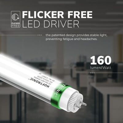 HOFTRONIC LED TL Buis 60cm - T8 G13 Fitting - 9 Watt 1440Lumen (160Lumen/W) - 4000K Neutraal wit - Flikkervrij - Vervangt 36 Watt (36W/840) - Incl.