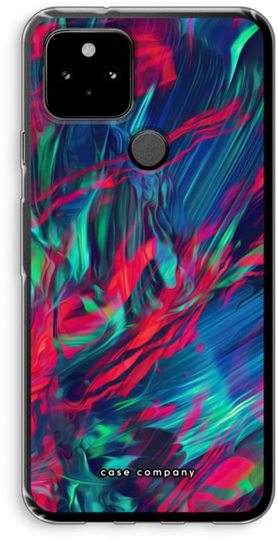 Case Company® - Hoesje geschikt voor Google Pixel 5 hoesje - Pilgrims Of The Sea - Soft Cover Telefoonhoesje - Bescherming aan alle Kanten en Schermrand