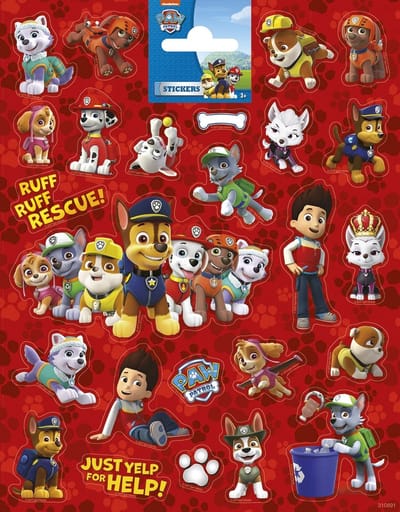 Groot Paw Patrol Stickervel 1 vel stickers