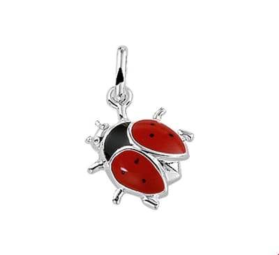 Dutch Jewel Zilveren hanger Lieveheersbeest