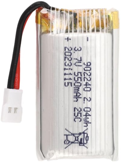 Allecto - Lithiumbatterij - Drone-batterij 550mAh - Veiligheidsbescherming - Compact formaat - 3,7V