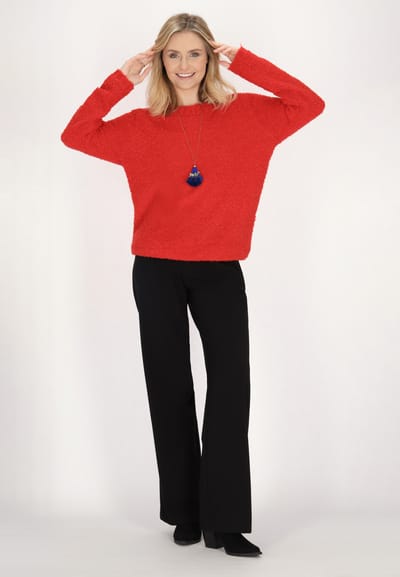 usha Jumper Dames rood