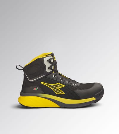 Diadora VORTEX DA2 MID S3S BLACK /YELLOW CROMS 36