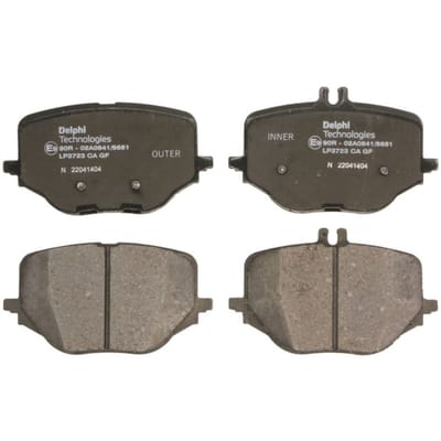 Remblokset DELPHI LP3723, achter