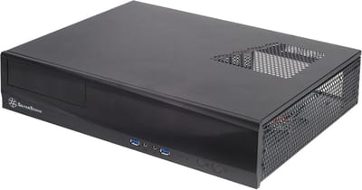 Smalle HTPC Behuizing Micro ATX Zwart - Compacte Media Center PC Kast
