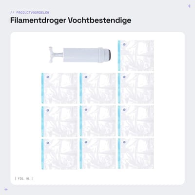Dailygoods- Filamentzakken Vochtbestendig - Vacuümzakken met Pomp - Herbruikbaar - Hoogwaardig Plastic - Energiebesparend - Geschikt voor Voedsel