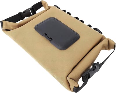 Doekjesdispenser Canvas Tas - Natte Doekjes Houder - Draagbaar Gemak - Grote Capaciteit - 34.5 x 18.5 cm - Lichtbruin