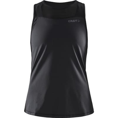 Craft - L Charge St Singlet Dames Sporttop - Black