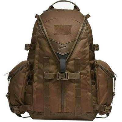 Nike Outdoor Sport Casual Grote Capaciteit Polyester Rugzak Unisex Rugzak Legergroen BA4886-222 Army Green