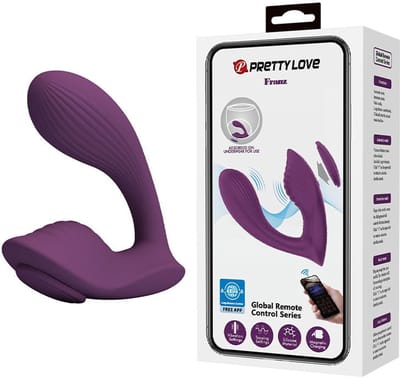 Pretty Love - Franz - Draagbare Vibrator - Panty Vibrator - Vibrerend Slipje - Paars
