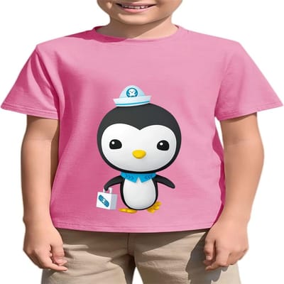 2026 Octonauts Kinder Mode T-shirt Jongens en Meisjes Cartoon Print Zomer Hete Verkoop 160 pink