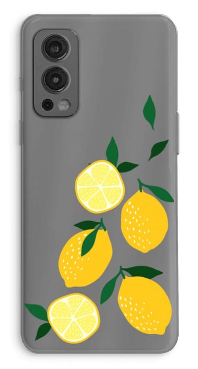 Case Company® - Hoesje geschikt voor OnePlus Nord 2 5G hoesje - You're my lemon - Soft Cover Telefoonhoesje - Bescherming aan alle Kanten en Schermrand