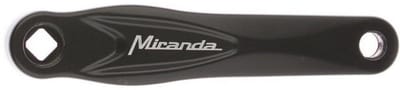 Crankstel voor rechter Miranda Alfa 1 170 mm - zwart gecoat