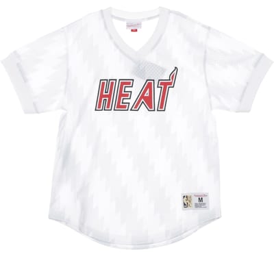 NBA-shirt met V-hals en mesh-logo voor heren Miahea
