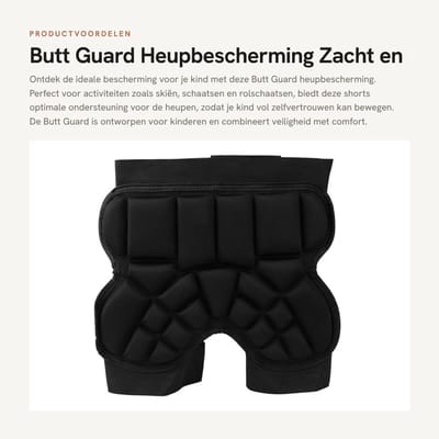 Dailygoods- Heupbescherming Hoogwaardig Materiaal - Heupbeschermer - Anti-Drop - Beschermkussen - Verstelbaar - Lichtgewicht 25 mm