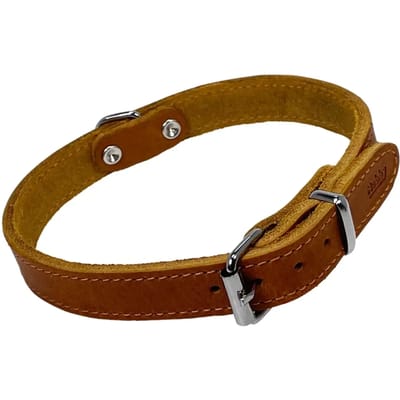 Nobby Halsbånd TABIL 45 cm (35-40 cm) 18 mm Cognac