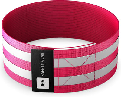 JGR - Roze - Sportarmband Reflecterend - Hardloopband verlichting (licht reflectie) - Hardloop Verlichting Veiligheidsband - JGR safety gear