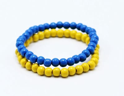 Houten Kralen armbanden set - Elastisch - A kwaliteit - 16 cm - 2 stuks - Trendy - cadeau - Kerstcadeau - Sinterklaas - Unisex - Accessoires - Kralenarmband - Houtenkralen