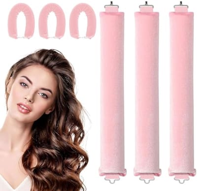 Hitteloze Haarkrulspelden voor Nachtelijke Krullen - Zachte Roller voor Alle Haartypes