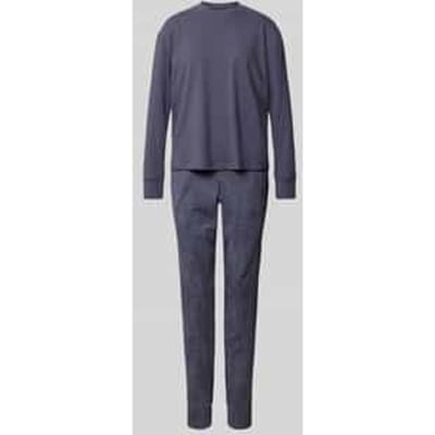 Regular fit pyjama met ronde hals