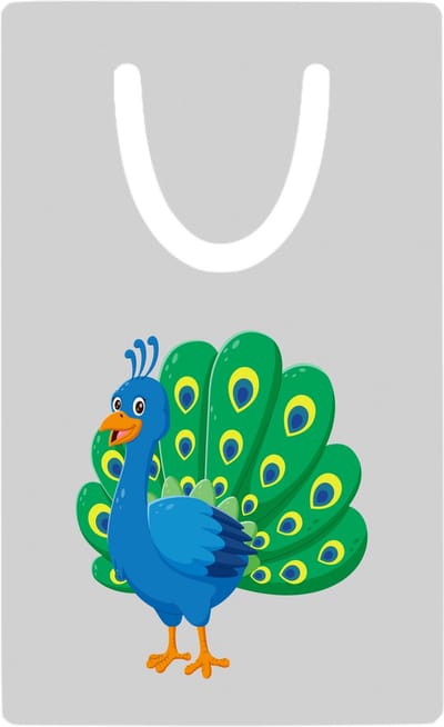 Hacebo® - Pauw metalen boekenlegger - Vogels - Dieren liefhebbers - Kinderboerderij - veren Bladwijzer boekenleggers - 7.6 cm x 5cm