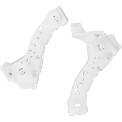 1 Paar Voorbumper Steunbeugels BN8V500T1C Links Rechts Bumperkap Bevestiging Vervanging voor Mazda 3 2004 tot 2008 white