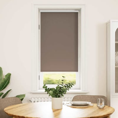 vidaXL - Rolgordijn - verduisterend - 64,4 - x - 120 - cm - stofbreedte - 60 - cm - koffiebruin