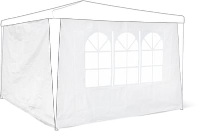 partytent zijwand 2 stuks - voor 3x3 tent - waterafstotend - wit