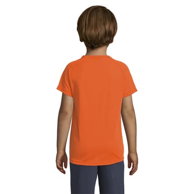SOLS Kinderen/Kinderen Sportief Raglan T-shirt (Neon Oranje)