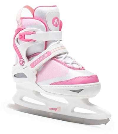 Vrijetijdsschaatsen voor kinderen met maatverstelling, 26-31 EU, warm en comfortabel, leren schaatsen, roestvrij staal