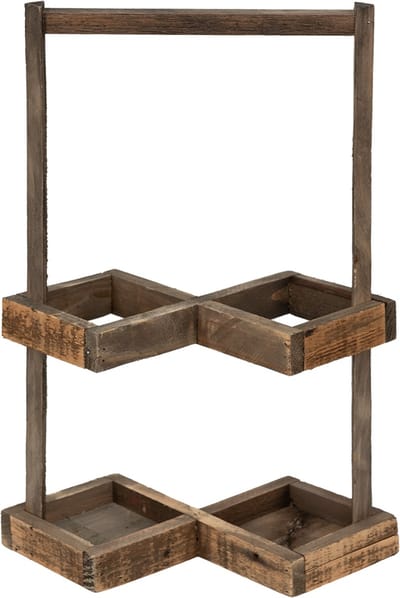 Clayre & Eef Wijnrek 27x14x42 cm Bruin Hout