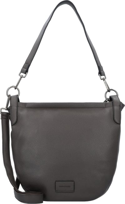 FREDsBRUDER Leren Schoudertas Lanbe Round Hobo Bag Ash Brown Donkerbruin