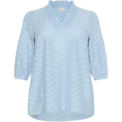 Damesblouse met lange mouwen KAFFE Curve Vitana